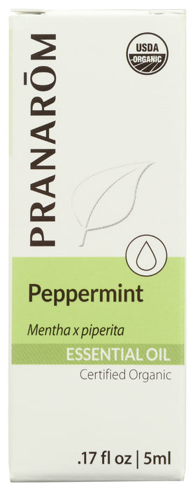 Peppermint Essential Oil, Org, 5 ml