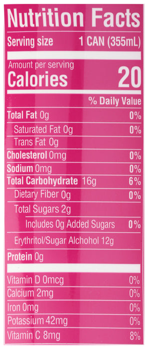 Sparkling Mushroom Elixir, Dragonfruit Lemonade, 12 fl oz