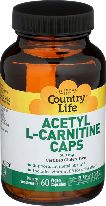 Acetyl L-Carnitine, 500mg, 60vcap