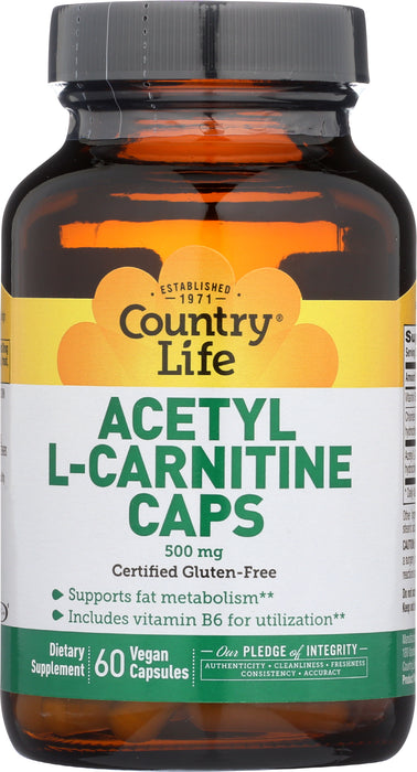 Acetyl L-Carnitine, 500mg, 60vcap