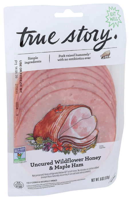 Uncured Wildflower Honey & Maple Ham, 6 oz