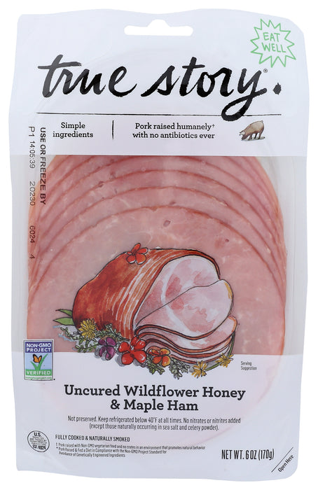 Uncured Wildflower Honey & Maple Ham, 6 oz