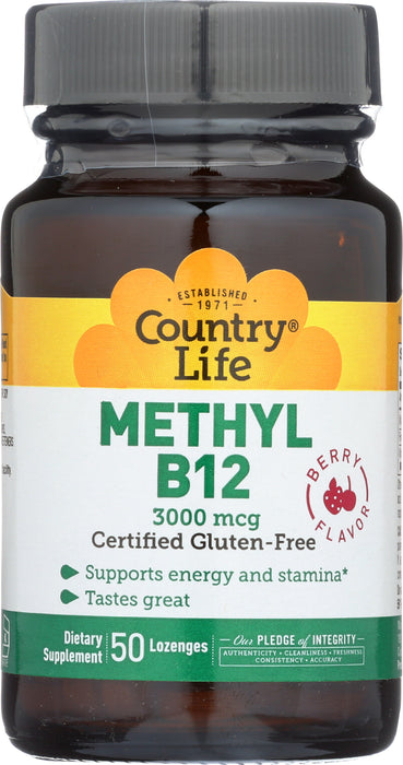 Methyl B12 3000mcg, 50loz