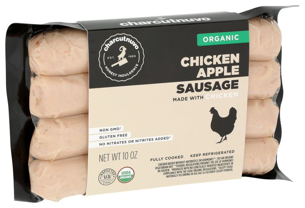 Chicken Apple Sausage, Org, 10 oz