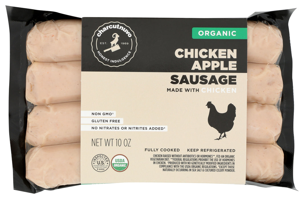 Chicken Apple Sausage, Org, 10 oz