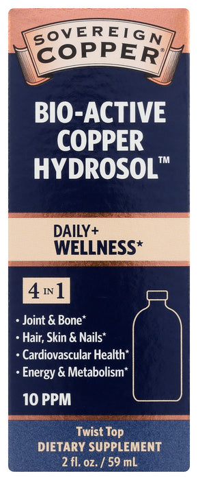 Copper Hydrosol 10ppm, Twist Top, 2 floz