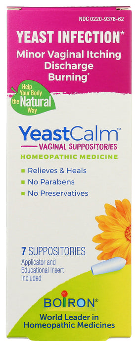 YeastCalm Suppositories, 7 sup