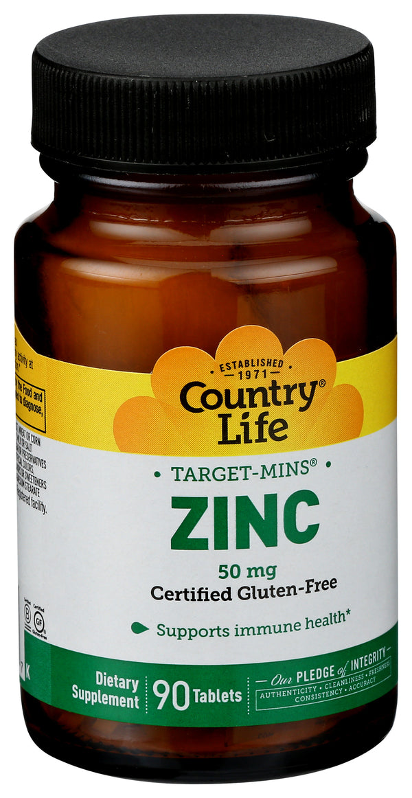 Zinc 50mg, Target Mins, 90tab