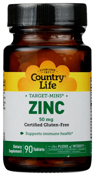 Zinc 50mg, Target Mins, 90tab