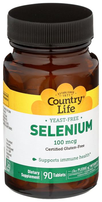 Selenium 100mcg, Yeast Free, 90tab