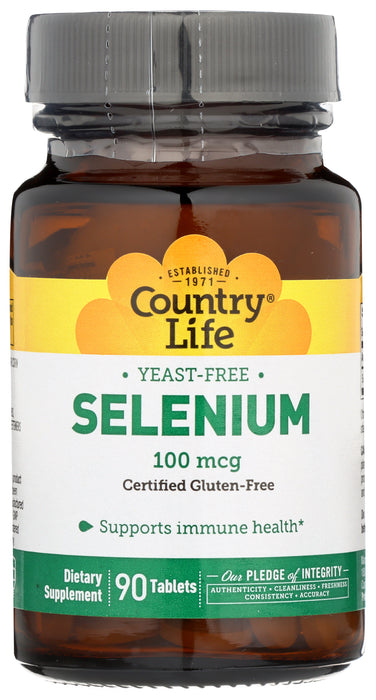 Selenium 100mcg, Yeast Free, 90tab