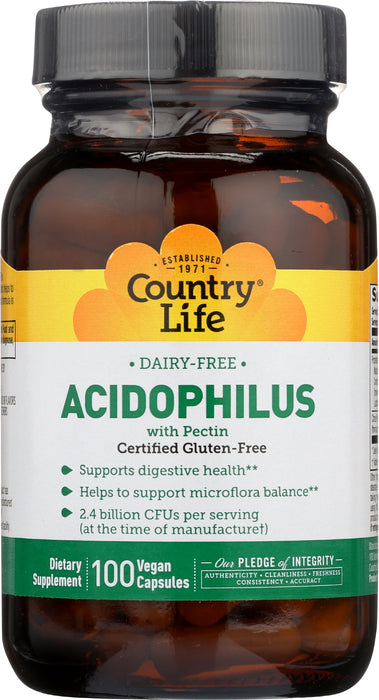 Acidophilus w/Pectin, Vegan, 100vcap