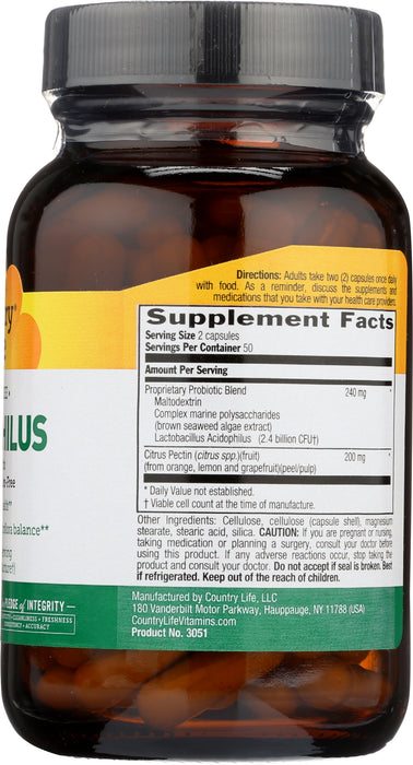 Acidophilus w/Pectin, Vegan, 100vcap