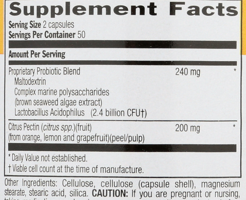 Acidophilus w/Pectin, Vegan, 100vcap