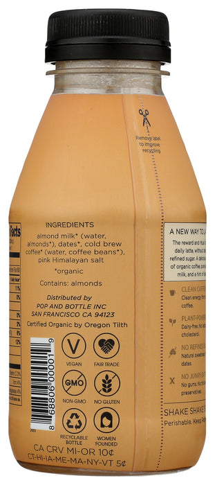 Classic Cold Brew Almond Latte, Org, 11 floz