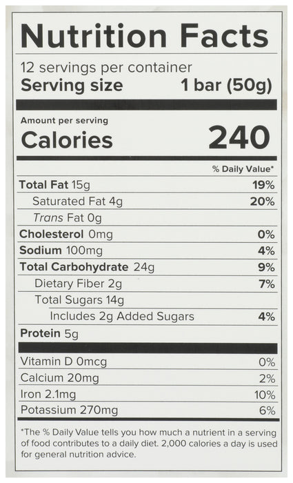 The Only Bar, Coconut Cashew, Org, 1.76 oz