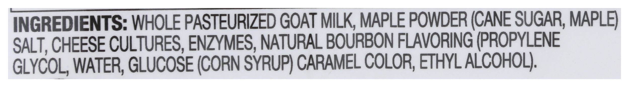 Maple Bourbon Goat Cheese, 4 oz