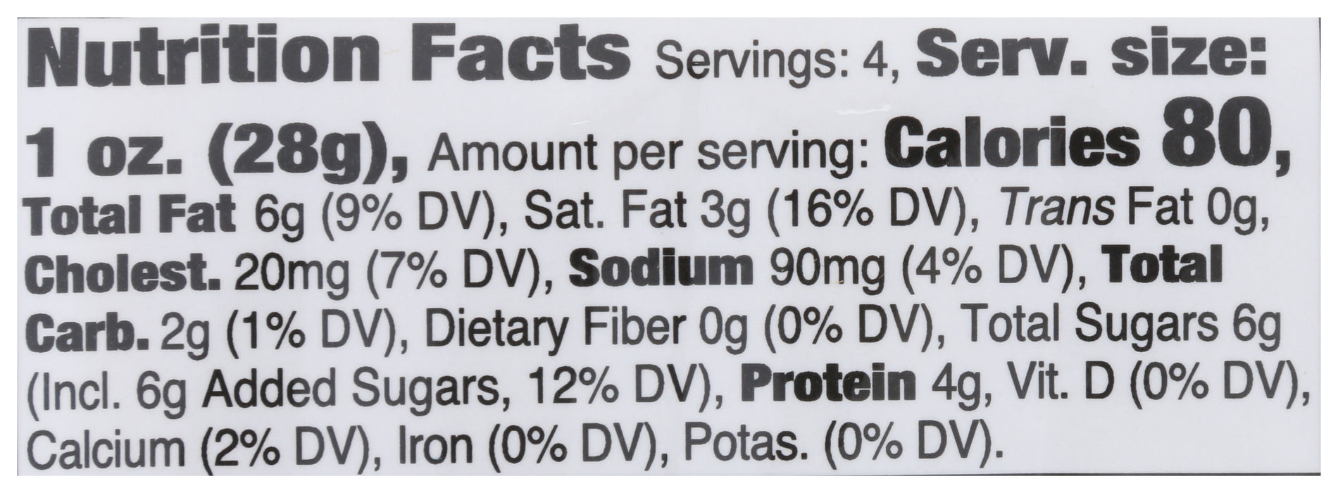 Maple Bourbon Goat Cheese, 4 oz