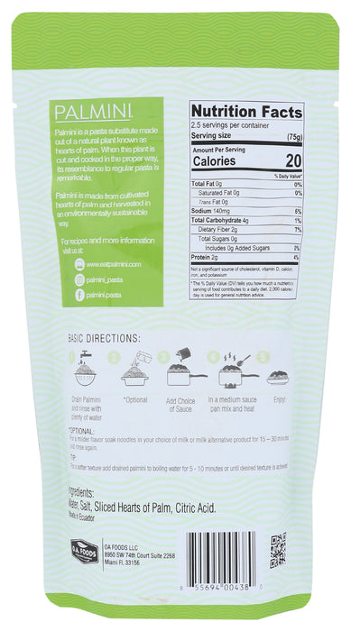 Hearts of Palm, Linguine, Pouch GF, 6oz