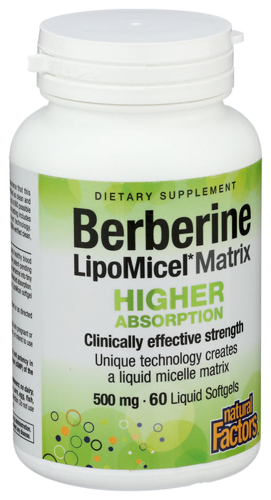 Berberine LipoMicel 500mg, 60 sgel