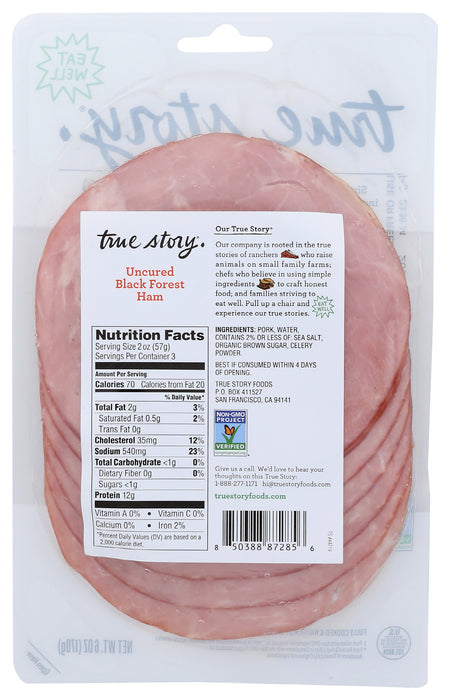 Uncured Black Forest Ham, 6 oz