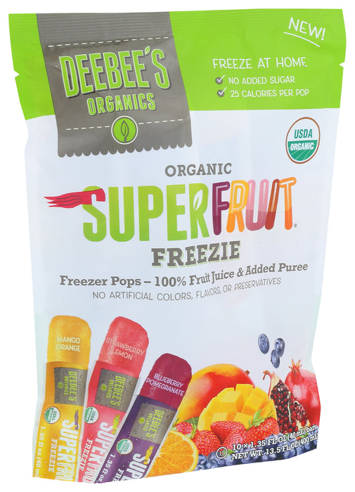 Superfruit Freezie 10pk, Org, 13.5 floz
