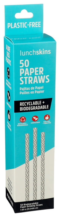 Paper Straws, 50 ct, Recyclable + Biodegradable