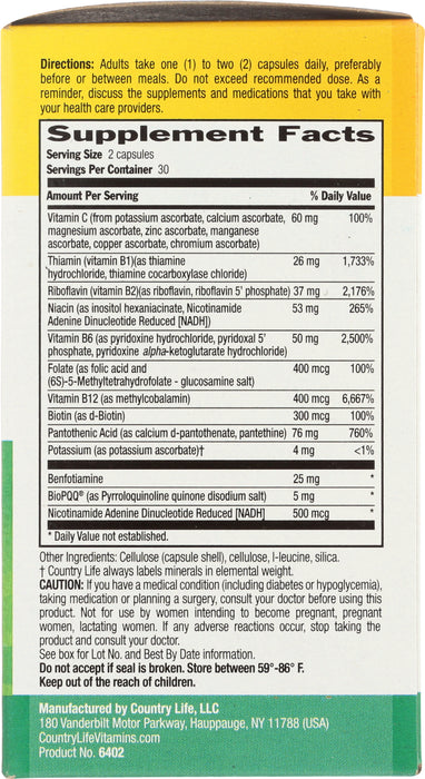 Coenzyme B comp Adv, 60vcap