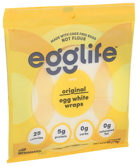 Egg White Wraps, Original, 6 oz