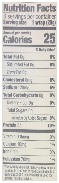 Egg White Wraps, Original, 6 oz