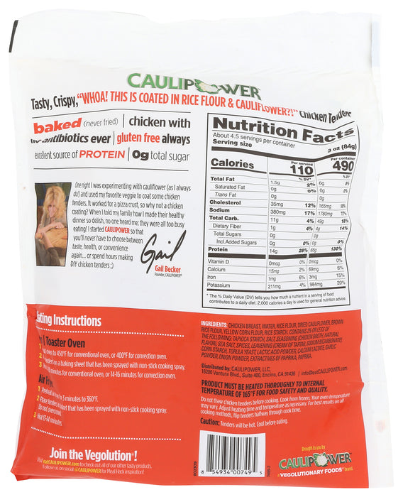 Spicy(ish) Chicken Tenders, Cauliflower Crust, GF, 14 oz