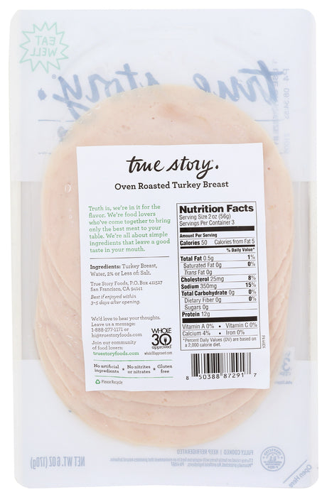 Oven Roasted Turkey Breast, 6 oz