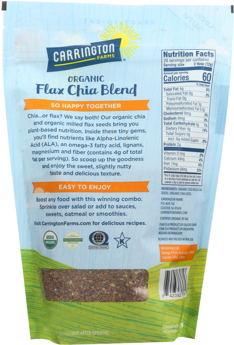 Flax Chia Blend, GF Org, 12 oz