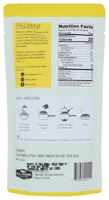 Hearts of Palm Angel Hair Pasta, 7.8 oz