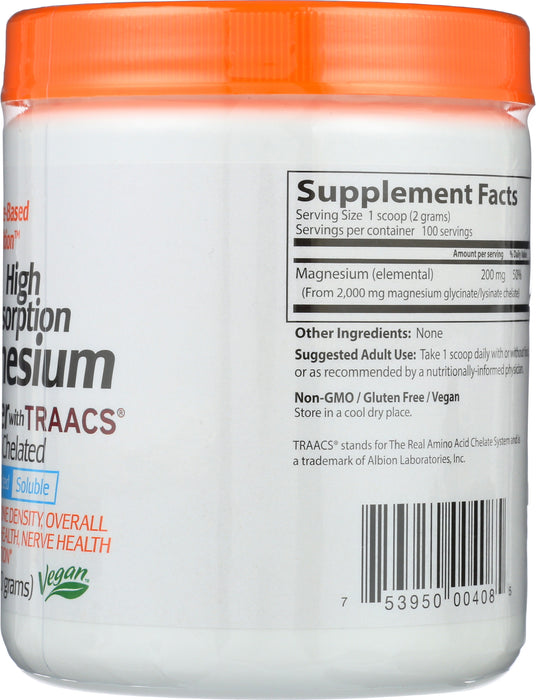 Magnesium Powder Chelated, 200 gm/7.1 oz