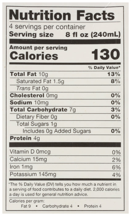 Cashew Milk, Unsweetened, 32 floz