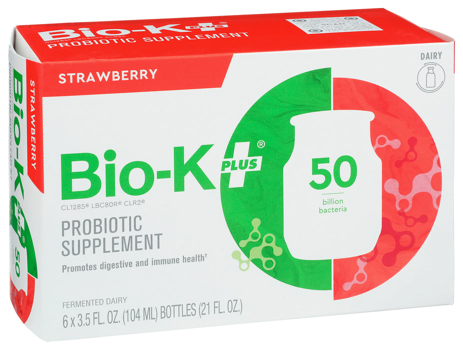 Probiotic Shot 50B, Strawberry, 6/3.5 fl oz