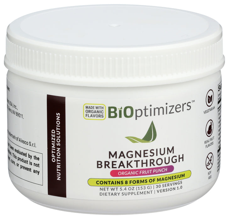 Magnesium Breakthrough, Fruit Punch, 30 serv/6.7 oz