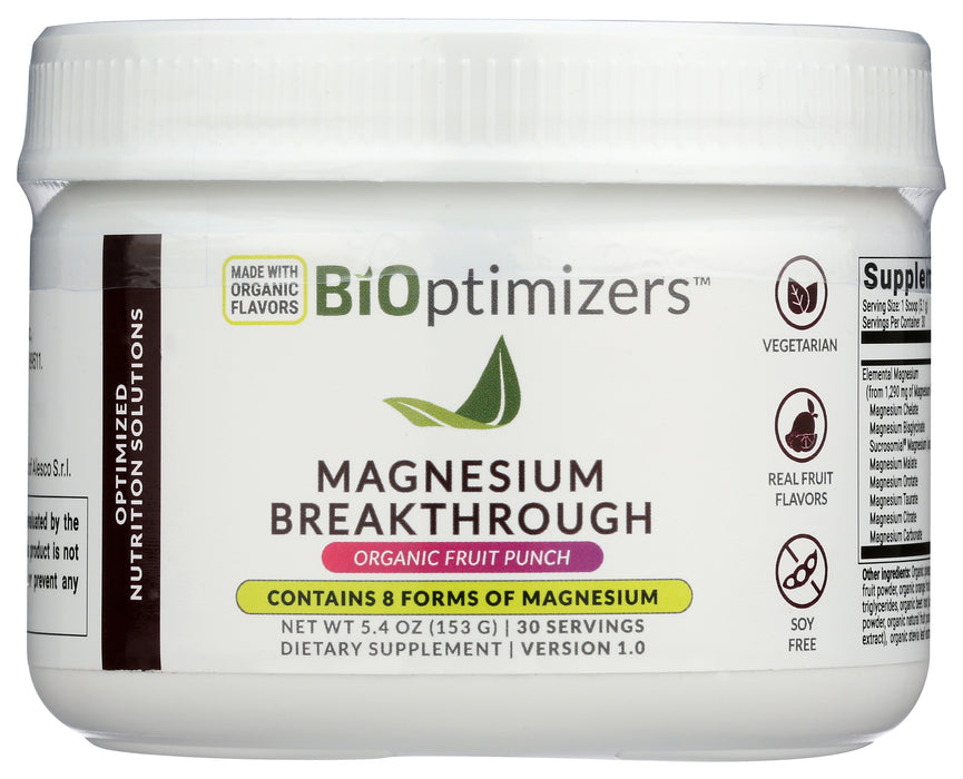 Magnesium Breakthrough, Fruit Punch, 30 serv/6.7 oz