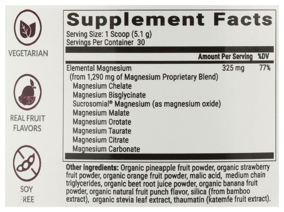 Magnesium Breakthrough, Fruit Punch, 30 serv/6.7 oz