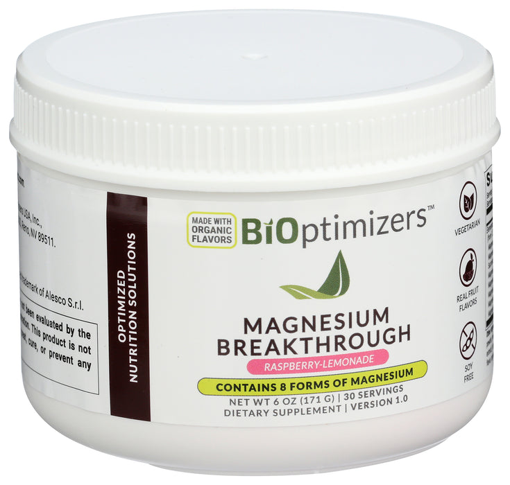 Magnesium Breakthrough, Raspberry Lemonade, 30 serv/7.1 oz