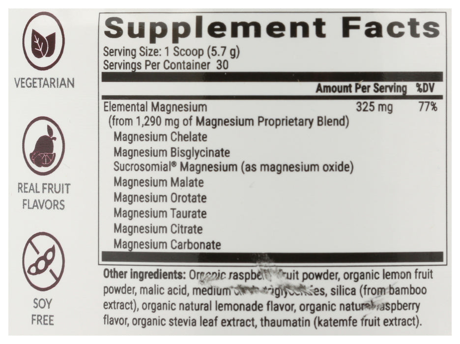 Magnesium Breakthrough, Raspberry Lemonade, 30 serv/7.1 oz