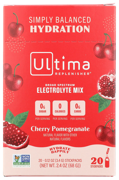 Electrolyte Powder, Cherry Pomegranate, 20 stick pk