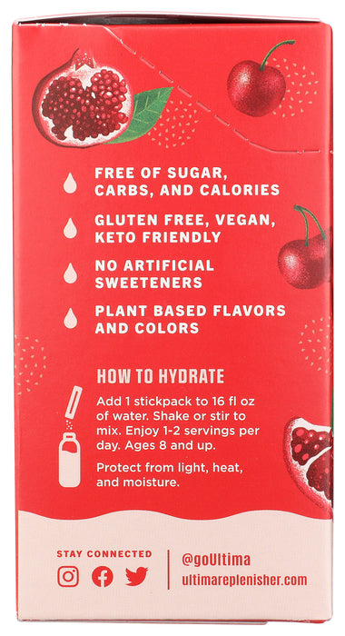 Electrolyte Powder, Cherry Pomegranate, 20 stick pk