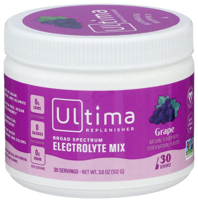 Electrolyte Powder, Grape, 30 serv