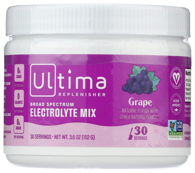 Electrolyte Powder, Grape, 30 serv