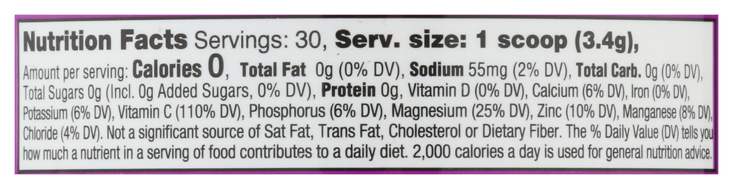 Electrolyte Powder, Grape, 30 serv