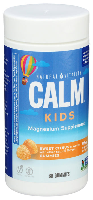 Calm Kids Gummies, Sweet Citrus, 60 gummy