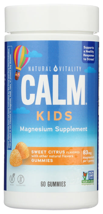 Calm Kids Gummies, Sweet Citrus, 60 gummy