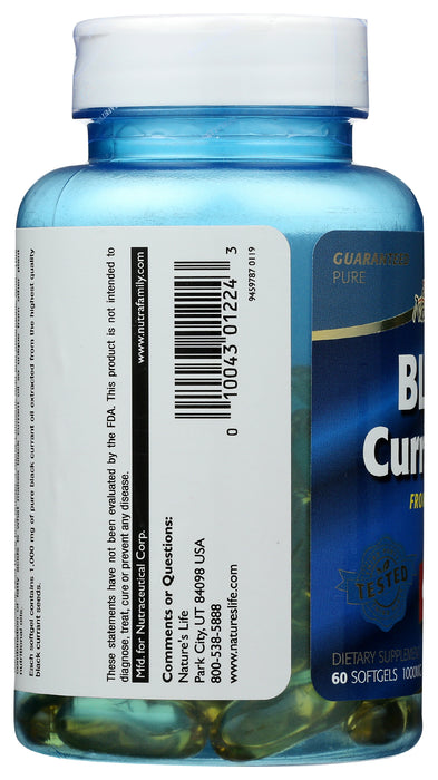 Black Current Oil 1000mg, 60 sgel